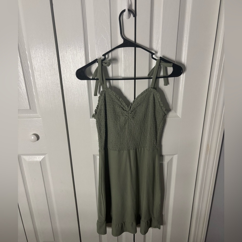 Planet Gold Olive Textured Top